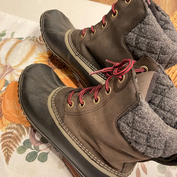 Sorel Woman’s Slimpack Lace II Boot Womens size 11 Dark Brown /Black NL2348-010 - Picture 4 of 5